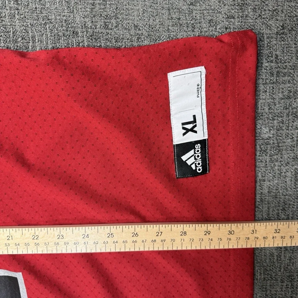 Nebraska Cornhuskers Adidas Football‎ Jersey #4 Red Mens XL 125th Season 2014